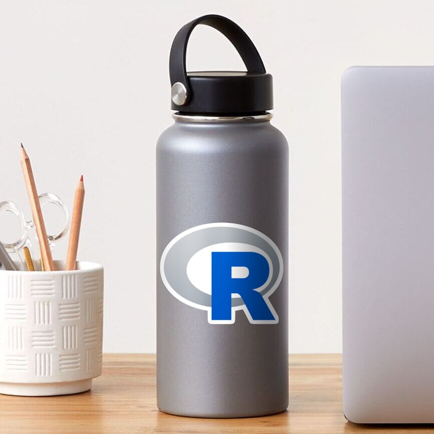 "R programming language R logo" Sticker for Sale by Birdhead  Redbubble