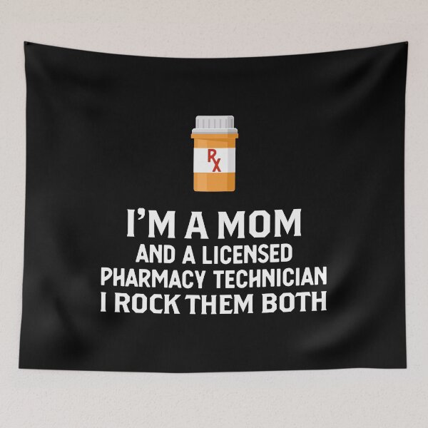 Item preview, Funny Pharmacy Technician CPHT Mom I Rock Them Both design designed and sold by jakehughes2015.