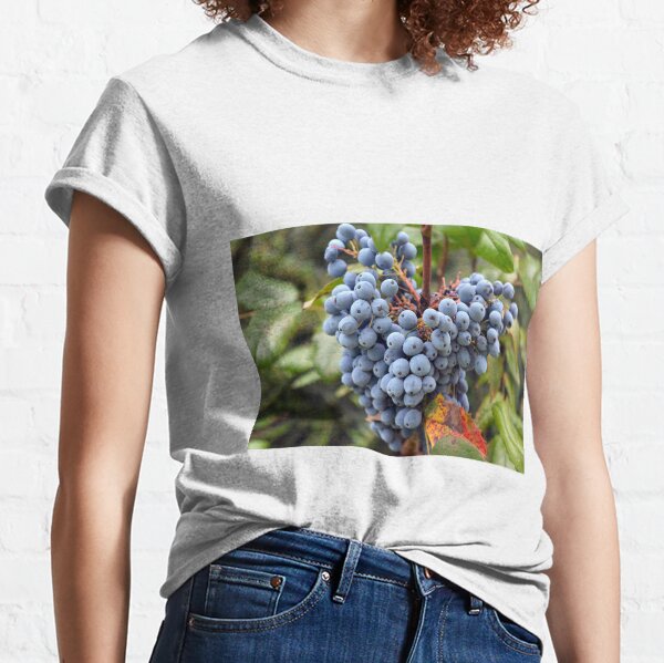 Detail of wine grapes. Classic T-Shirt