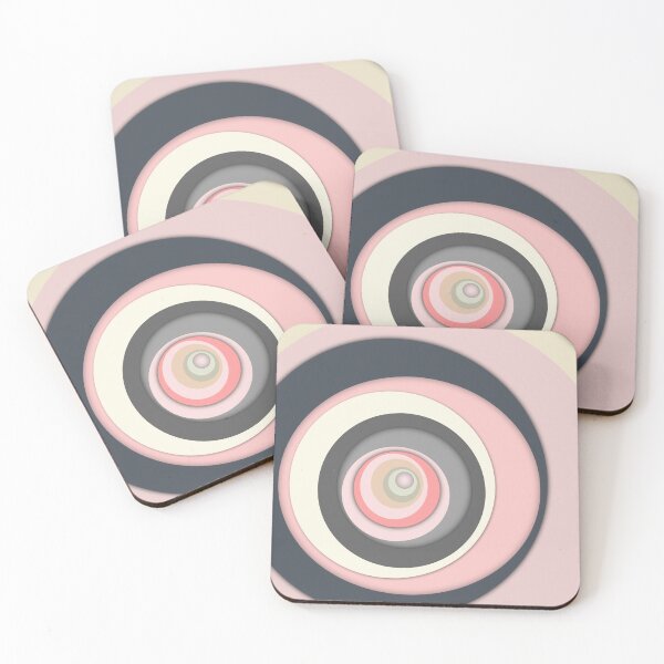 Item preview, Aesthetic Abstract Geometric Circle Optical Illusion 80s retro pattern - Caroline Laursen original designed and sold by Caroline Laursen.