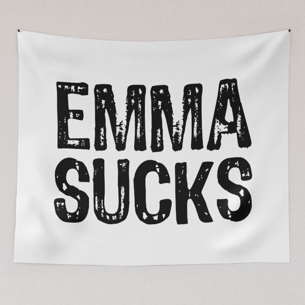 Item preview, Emma Sucks designed and sold by The "I Love Everything" Shop.