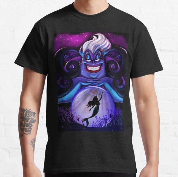 Ursula Pattern Dark Purple Black Disney Baseball Jerseys For Men And Women