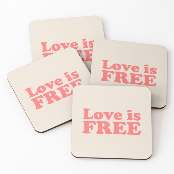 Item preview, Love is free designed and sold by designdroplet.