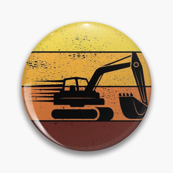 Item preview, Excavator Backhoe Heavy Equipment Operator Vintage Retro designed and sold by TastefulTees.
