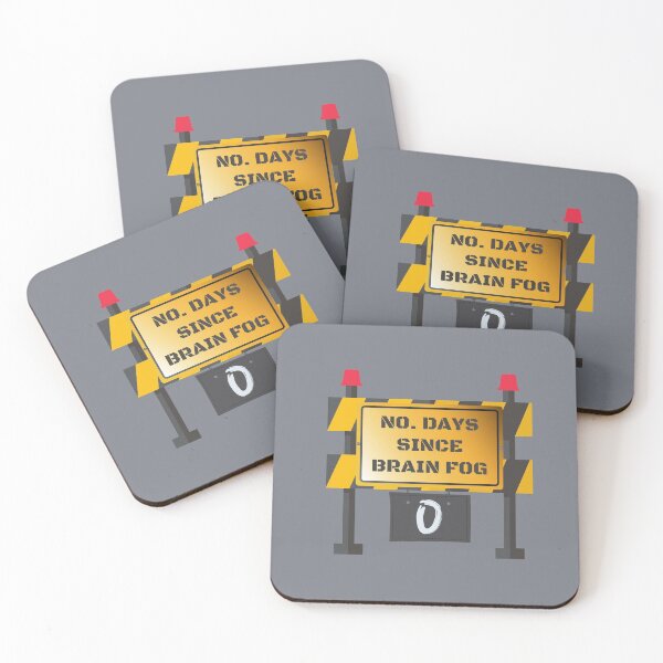 Item preview, Chronic Illness Awareness Brain Fog Funny Sign designed and sold by VanVleckDesigns.