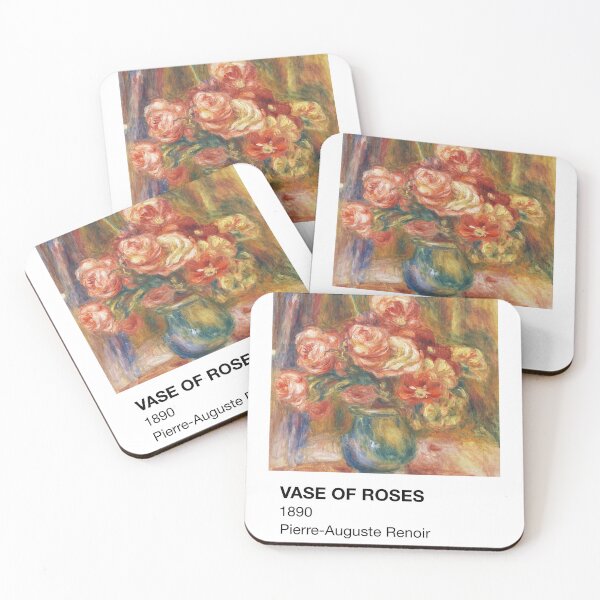Artikelvorschau, Rosenvase Pierre-Auguste Renoir Pantone Karte entworfen und verkauft von neopop.