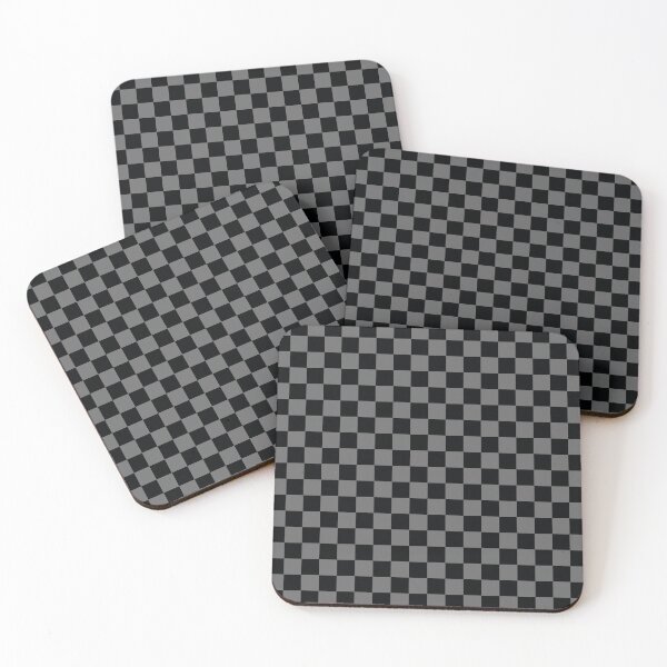 Item preview, Black and Dark Gray Check Pattern, Chequerboard Pattern, Checkerboard Pattern designed and sold by thelustrous.