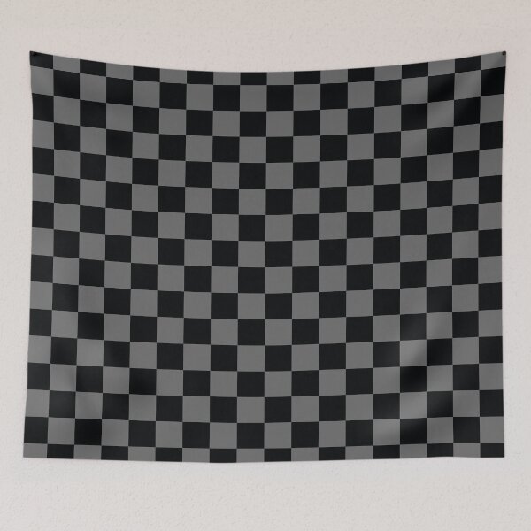 Item preview, Black and Dark Gray Check Pattern, Chequerboard Pattern, Checkerboard Pattern designed and sold by thelustrous.