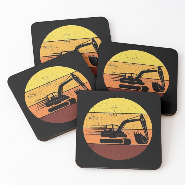 Item preview, Excavator Backhoe Heavy Equipment Operator Vintage Retro designed and sold by TastefulTees.