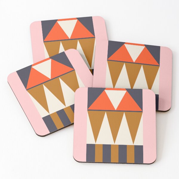 Artikelvorschau, Geometrisches flaches Design 01 entworfen und verkauft von PatternsandHues.