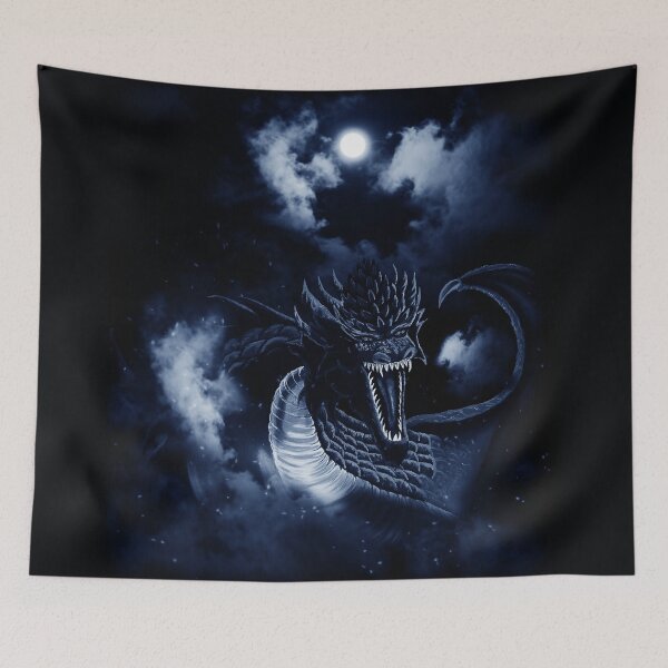 Item preview, Blue Moon Fire Dragon in the Clouds designed and sold by Kim Andrews.