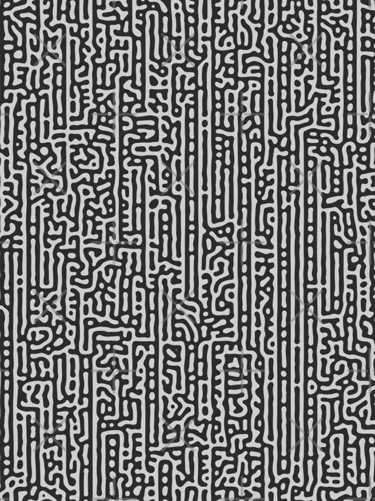Thumbnail 4 of 4, iPhone Case, Groovy Abstract Squiggle Pattern designed and sold by RelatableTexts.