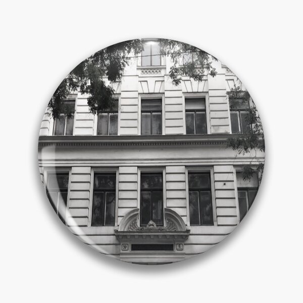 Item preview, Whte facade with trees designed and sold by alinamiryuk.