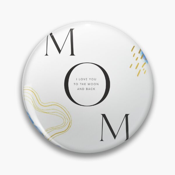 Item preview, Mom Golden in Blue and White designed and sold by ForeverInColors.