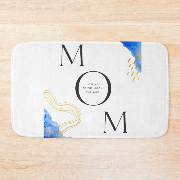 Item preview, Mom Golden in Blue and White designed and sold by ForeverInColors.