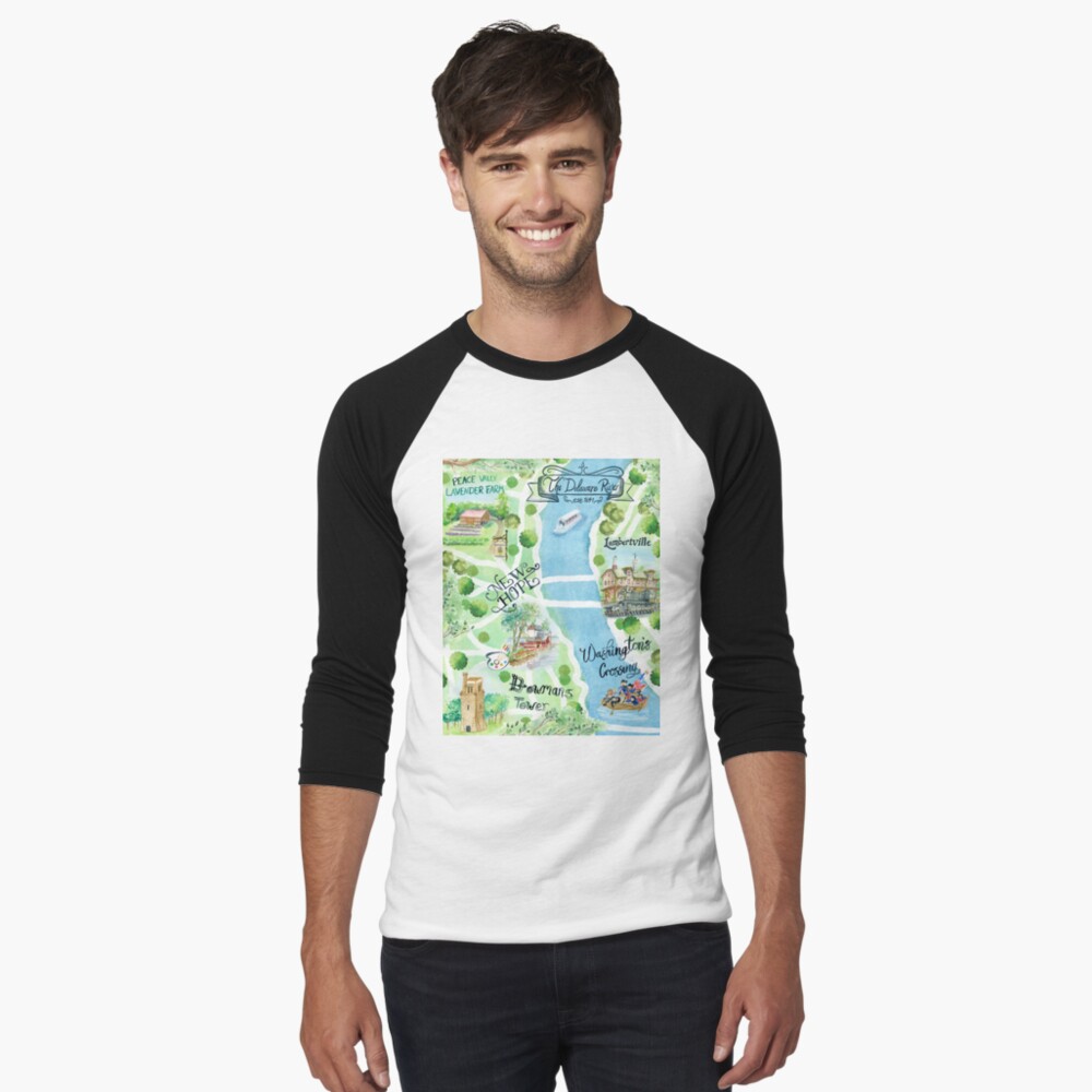 Item preview, Baseball ¾ Sleeve T-Shirt designed and sold by tinaschofield.