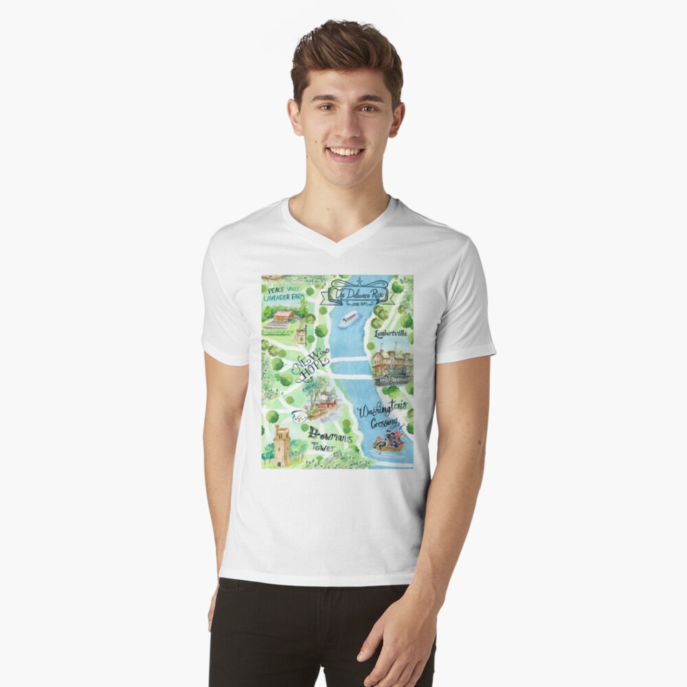 Item preview, V-Neck T-Shirt designed and sold by tinaschofield.