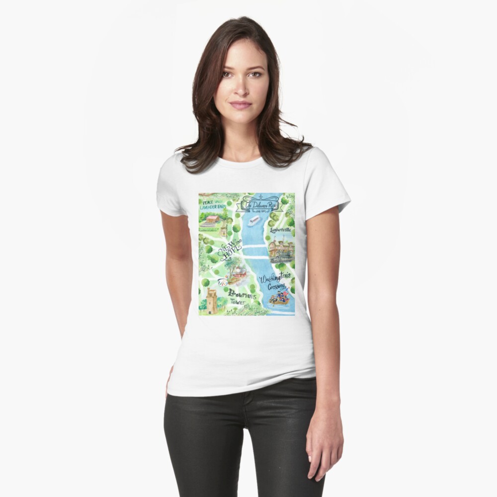 Item preview, Fitted T-Shirt designed and sold by tinaschofield.