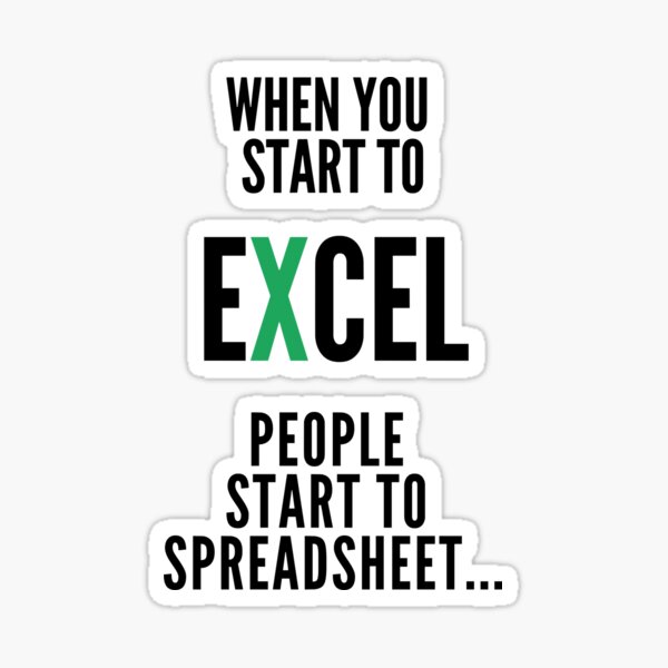 Aperçu de l'œuvre Lorsque vous commencez à Excel, les gens commencent à feuille de calcul créée et vendue par Sedatinho97.