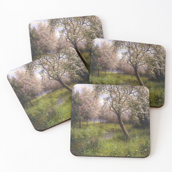 Item preview, Apple Blossoms - Louis Aston Knight Apple Blossoms Artwork designed and sold by molamode.