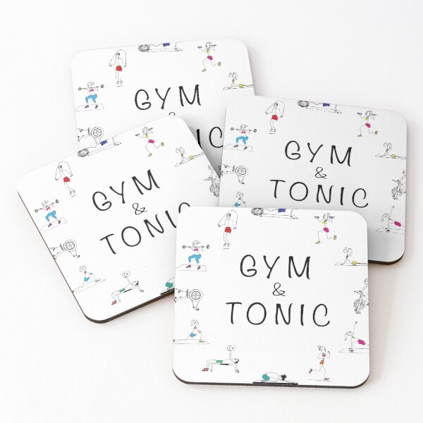 Item preview, Gym and Tonic designed and sold by dizzycatbiz.