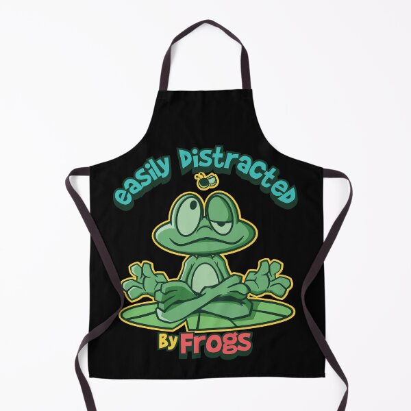 Item preview, easily distracted by frogs designed and sold by pixeldsigns.
