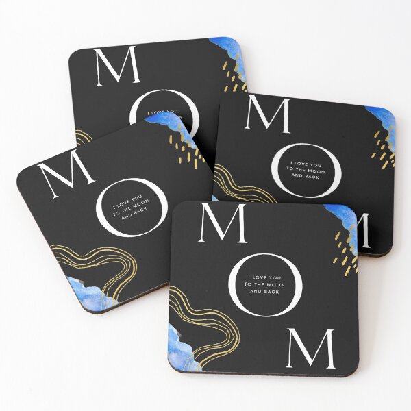 Item preview, Mom Golden in Blue and Black designed and sold by ForeverInColors.