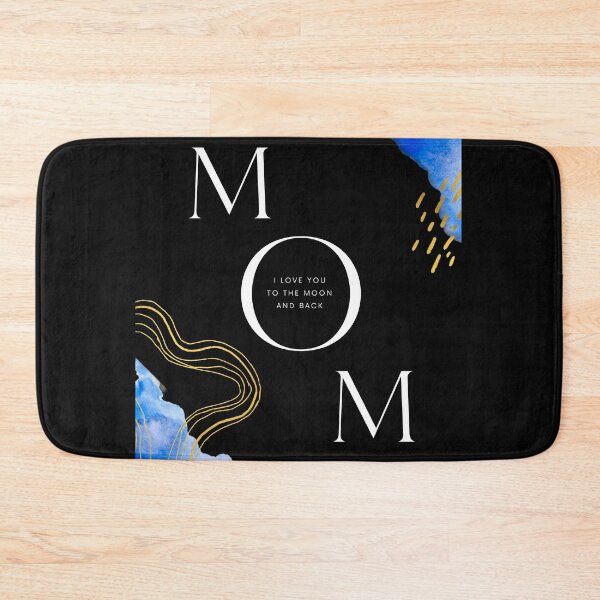 Item preview, Mom Golden in Blue and Black designed and sold by ForeverInColors.