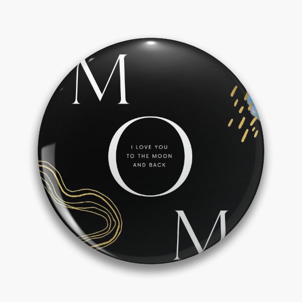 Item preview, Mom Golden in Blue and Black designed and sold by ForeverInColors.