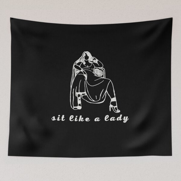 Item preview, Black of sit like a lady designed and sold by Cassandra6193.