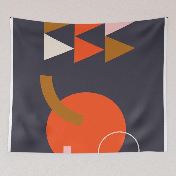 Artikelvorschau, Geometrisches flaches Design 05 entworfen und verkauft von PatternsandHues.