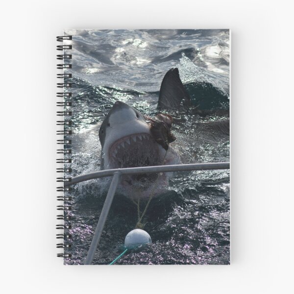Item preview, Great White Shark Goes for Bait designed and sold by Lauren Shawyer.