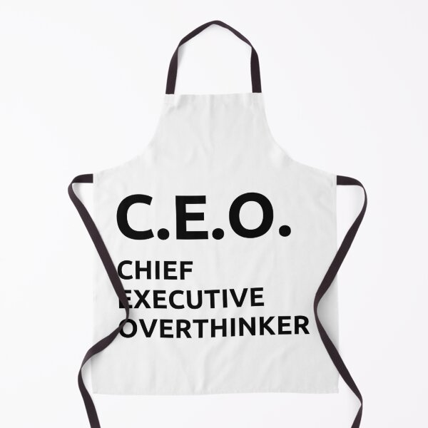 Item preview, Chief Executive Overthinker designed and sold by Sedatinho97.