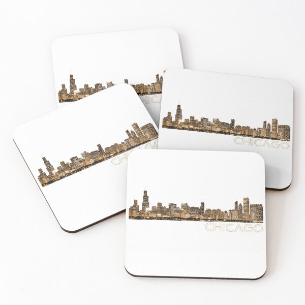 Item preview, Chicago Skyline At Night designed and sold by mbogarin-0412.