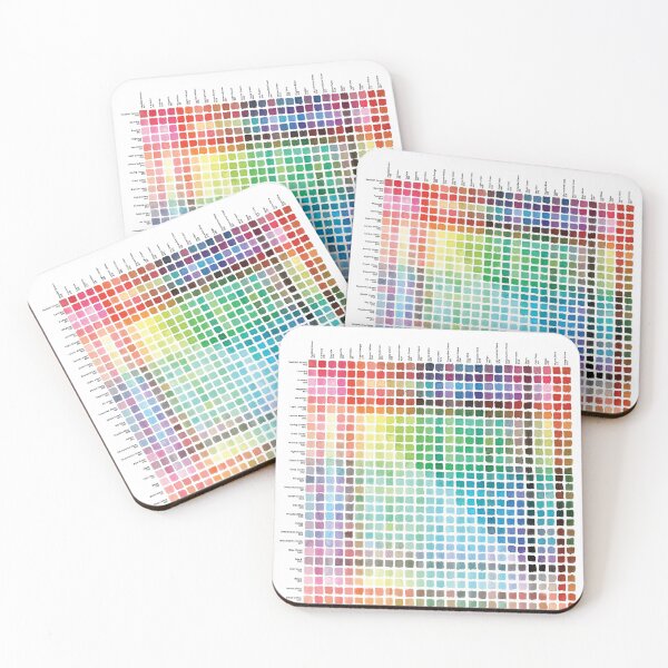 Item preview, Watercolor Paint Color Chart designed and sold by Mary Claire Scholl.