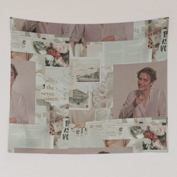 Item preview,  Louis Partridge Aesthetic Collage designed and sold by studiophie.