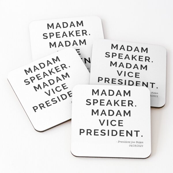 Item preview, Madam Speaker. Madam Vice President. Joe Biden's Historical Speech 2021 designed and sold by ladylaughprints.