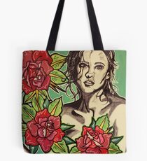 Schönheit unter Rosen Tasche