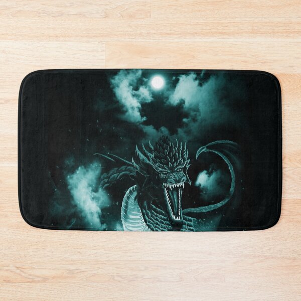 Item preview, Cyan Blue Moon Clouded Fire Dragon designed and sold by Kim Andrews.