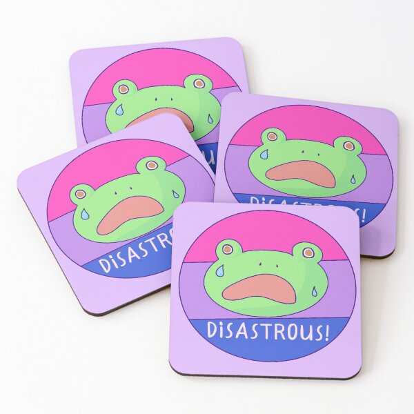 Item preview, Disaster Bi Pride Frog  designed and sold by ForTheFrogWar.