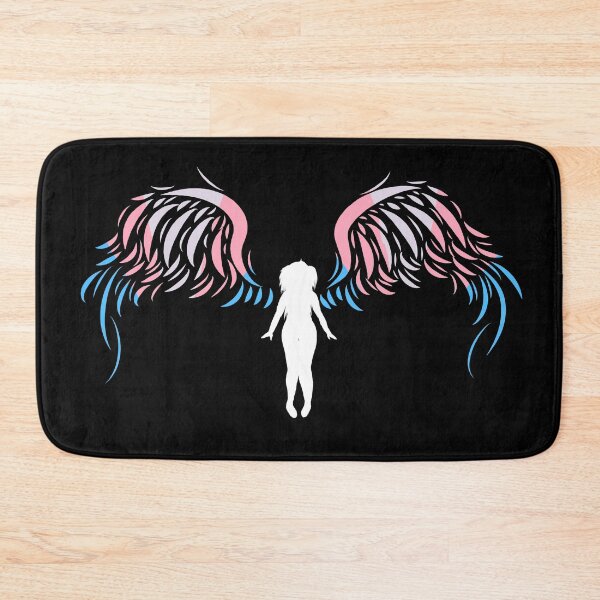 Item preview, A Girl with Trans Pride Wings designed and sold by SanctuaryCrown.
