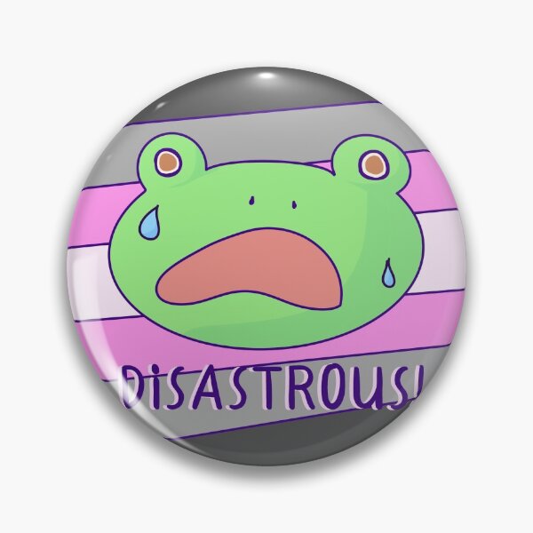 Item preview, Disaster Demigirl Pride Frog  designed and sold by ForTheFrogWar.