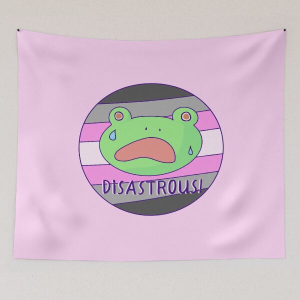 Item preview, Disaster Demigirl Pride Frog  designed and sold by ForTheFrogWar.
