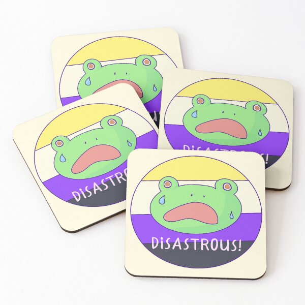Item preview, Disaster Enby Pride Frog  designed and sold by ForTheFrogWar.