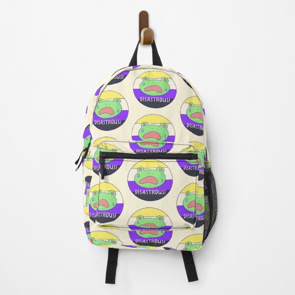 Item preview, Disaster Enby Pride Frog designed and sold by ForTheFrogWar.