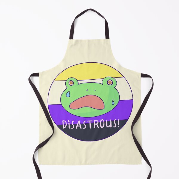 Item preview, Disaster Enby Pride Frog designed and sold by ForTheFrogWar.