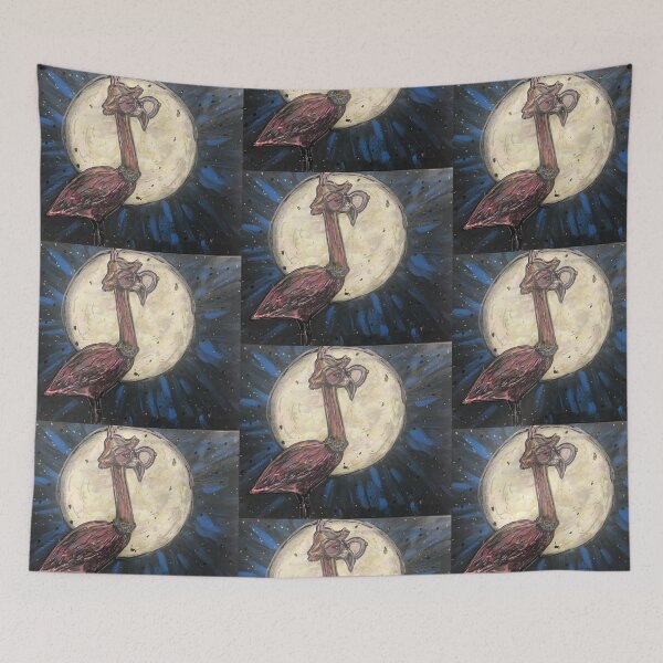 Item preview, Moonlight flamingo designed and sold by Artladyjen.