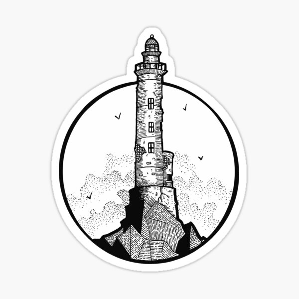 Lighthouse Sticker For Sale By Jdrawsanything Redbubble