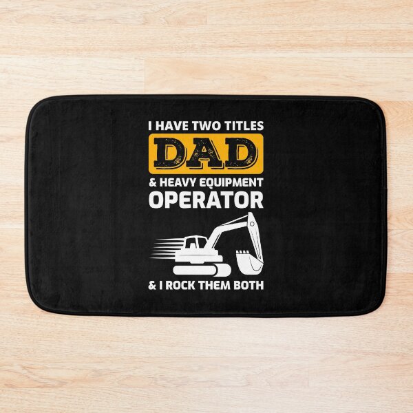 Item preview, Excavator Heavy Equipment Operator Dad Fathers day designed and sold by TastefulTees.