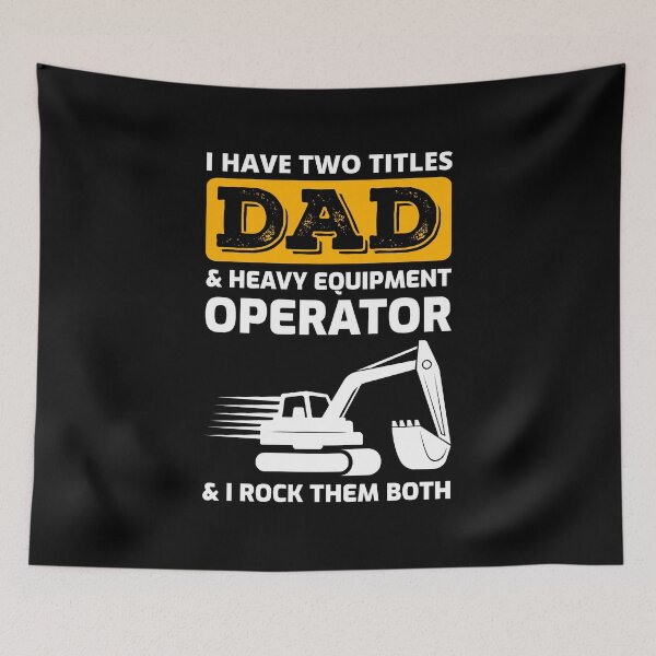 Item preview, Excavator Heavy Equipment Operator Dad Fathers day designed and sold by TastefulTees.